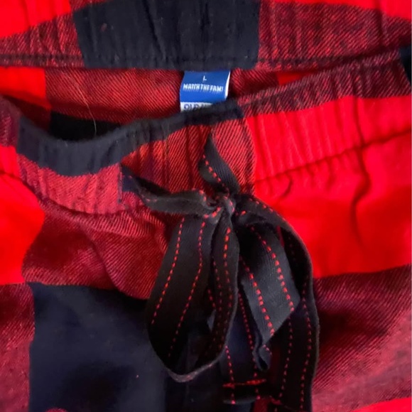 Old Navy Womens Large Red Buffalo Plaid Flannel PJ Set - Picture 5 of 5